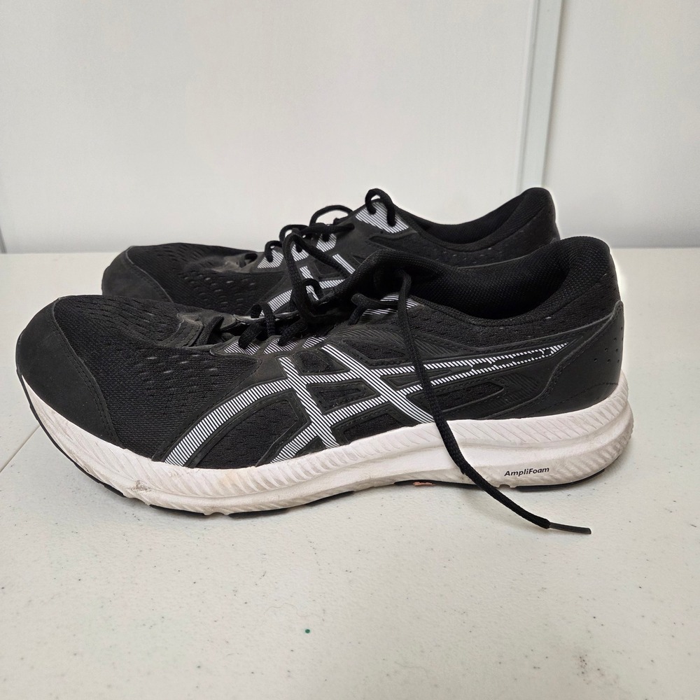 ASICS Gel-Excite 9 Mens Running Shoes Black White 1011B493 Size 12 Extra Wide 4E
